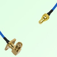 Semi-Flexible Jumper SMB Male to SMA Female Right Angle 4 Hole 12.7x12.7mm Semi-Flexible Jumper SMB Male to SMA Female Right Angle 4 Hole 12.7x12.7mm
