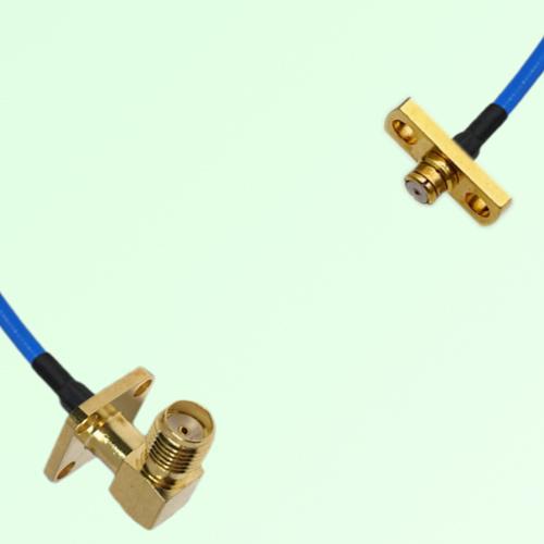 Semi-Flexible Jumper SMP Female 2 Hole to SMA Female Right Angle 4 Hole 12.7mm Semi-Flexible Jumper SMP Female 2 Hole to SMA Female Right Angle 4 Hole 12.7mm