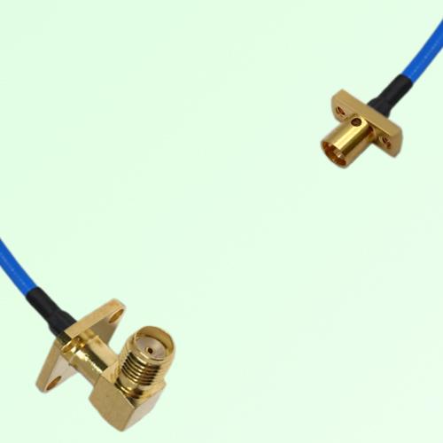 Semi-Flexible Jumper SMP Male 2 Hole to SMA Female Right Angle 4 Hole 12.7mm Semi-Flexible Jumper SMP Male 2 Hole to SMA Female Right Angle 4 Hole 12.7mm