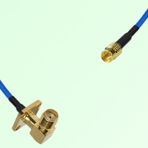 Semi-Flexible Jumper SMP Male to SMA Female Right Angle 4 Hole 12.7x12.7mm Semi-Flexible Jumper SMP Male to SMA Female Right Angle 4 Hole 12.7x12.7mm
