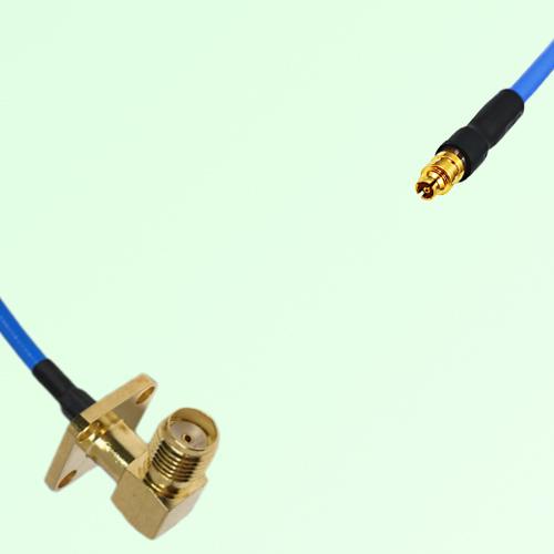Semi-Flexible Jumper SMPM / SSMP Female to SMA Female Right Angle 4 Hole 12.7mm Semi-Flexible Jumper SMPM / SSMP Female to SMA Female Right Angle 4 Hole 12.7mm