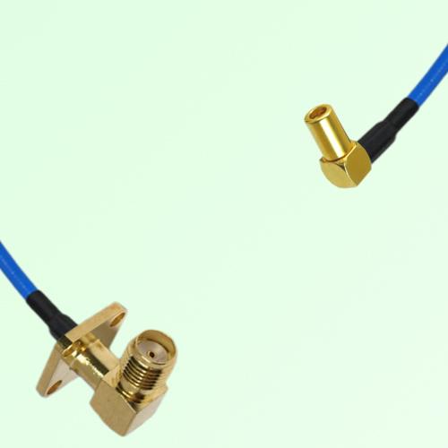 Semi-Flexible Jumper SSMB Female Right Angle to SMA Female Right Angle 4 Hole Semi-Flexible Jumper SSMB Female Right Angle to SMA Female Right Angle 4 Hole