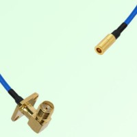 Semi-Flexible Jumper SSMB Female to SMA Female Right Angle 4 Hole 12.7x12.7mm Semi-Flexible Jumper SSMB Female to SMA Female Right Angle 4 Hole 12.7x12.7mm