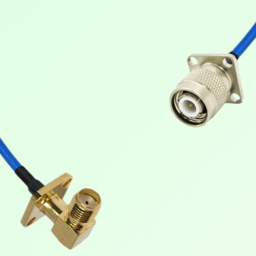 Semi-Flexible Jumper TNC Male 4 Hole 17.5mm to SMA Female Right Angle 4 Hole Semi-Flexible Jumper TNC Male 4 Hole 17.5mm to SMA Female Right Angle 4 Hole