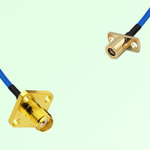 Semi-Flexible Jumper SMB Female 2 Hole to SMA Female 4 Hole 12.7x12.7mm Semi-Flexible Jumper SMB Female 2 Hole to SMA Female 4 Hole 12.7x12.7mm