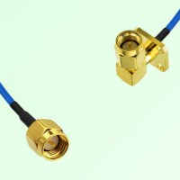 Semi-Flexible Jumper SMA Male Right Angle 4 Hole 12.7x12.7mm to SMA Male Semi-Flexible Jumper SMA Male Right Angle 4 Hole 12.7x12.7mm to SMA Male