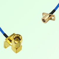 Semi-Flexible Jumper SMB Female 2 Hole to SMA Male Right Angle 4 Hole 12.7mm Semi-Flexible Jumper SMB Female 2 Hole to SMA Male Right Angle 4 Hole 12.7mm