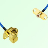 Semi-Flexible Jumper SMB Male 2 Hole to SMA Male Right Angle 4 Hole 12.7x12.7mm Semi-Flexible Jumper SMB Male 2 Hole to SMA Male Right Angle 4 Hole 12.7x12.7mm