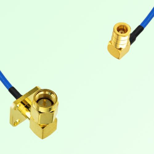 Semi-Flexible Jumper SMB Female Right Angle to SMA Male Right Angle 4 Hole Semi-Flexible Jumper SMB Female Right Angle to SMA Male Right Angle 4 Hole