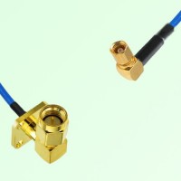 Semi-Flexible Jumper SMC Female Right Angle to SMA Male Right Angle 4 Hole Semi-Flexible Jumper SMC Female Right Angle to SMA Male Right Angle 4 Hole