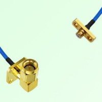 Semi-Flexible Jumper SMP Female 2 Hole to SMA Male Right Angle 4 Hole 12.7mm Semi-Flexible Jumper SMP Female 2 Hole to SMA Male Right Angle 4 Hole 12.7mm