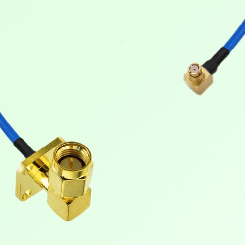 Semi-Flexible Jumper SMP Female Right Angle to SMA Male Right Angle 4 Hole Semi-Flexible Jumper SMP Female Right Angle to SMA Male Right Angle 4 Hole