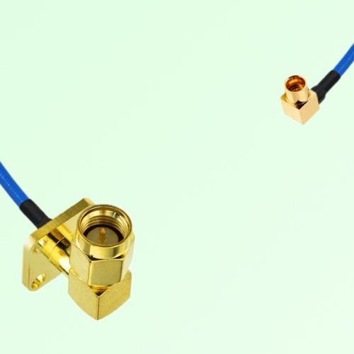 Semi-Flexible Jumper SMP Male Right Angle to SMA Male Right Angle 4 Hole 12.7mm Semi-Flexible Jumper SMP Male Right Angle to SMA Male Right Angle 4 Hole 12.7mm