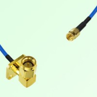 Semi-Flexible Jumper SMP Male to SMA Male Right Angle 4 Hole 12.7x12.7mm Semi-Flexible Jumper SMP Male to SMA Male Right Angle 4 Hole 12.7x12.7mm