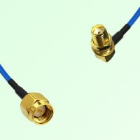 Semi-Flexible Jumper SMA Bulkhead Female Right Angle to SMA Male Semi-Flexible Jumper SMA Bulkhead Female Right Angle to SMA Male
