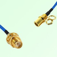 Semi-Flexible Jumper SMB Front Mount Bulkhead Female to SMA Bulkhead Female Semi-Flexible Jumper SMB Front Mount Bulkhead Female to SMA Bulkhead Female