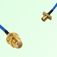 Semi-Flexible Jumper SMP Male 2 Hole Flange Mount to SMA Bulkhead Female Semi-Flexible Jumper SMP Male 2 Hole Flange Mount to SMA Bulkhead Female