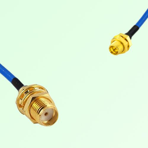 Semi-Flexible Jumper SMP Bulkhead Male to SMA Bulkhead Female Semi-Flexible Jumper SMP Bulkhead Male to SMA Bulkhead Female