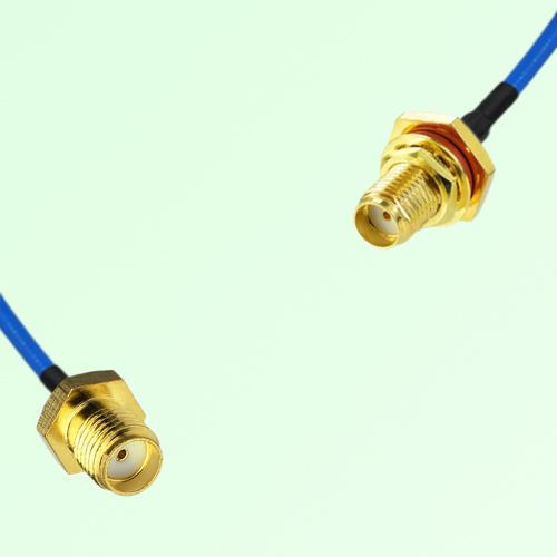Semi-Flexible Jumper SMA Bulkhead Female with O-Ring to SMA Female Semi-Flexible Jumper SMA Bulkhead Female with O-Ring to SMA Female