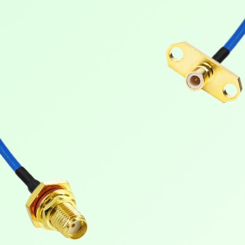 Semi-Flexible Jumper SMB Male 2 Hole to SMA Bulkhead Female with O-Ring Semi-Flexible Jumper SMB Male 2 Hole to SMA Bulkhead Female with O-Ring