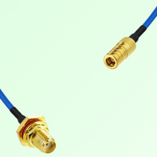 Semi-Flexible Jumper SMB Female to SMA Bulkhead Female with O-Ring Semi-Flexible Jumper SMB Female to SMA Bulkhead Female with O-Ring
