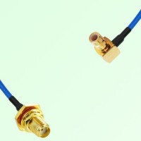 Semi-Flexible Jumper SMB Male Right Angle to SMA Bulkhead Female with O-Ring Semi-Flexible Jumper SMB Male Right Angle to SMA Bulkhead Female with O-Ring