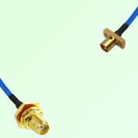 Semi-Flexible Jumper SMP Male 2 Hole to SMA Bulkhead Female with O-Ring Semi-Flexible Jumper SMP Male 2 Hole to SMA Bulkhead Female with O-Ring