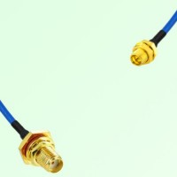 Semi-Flexible Jumper SMP Bulkhead Male to SMA Bulkhead Female with O-Ring Semi-Flexible Jumper SMP Bulkhead Male to SMA Bulkhead Female with O-Ring