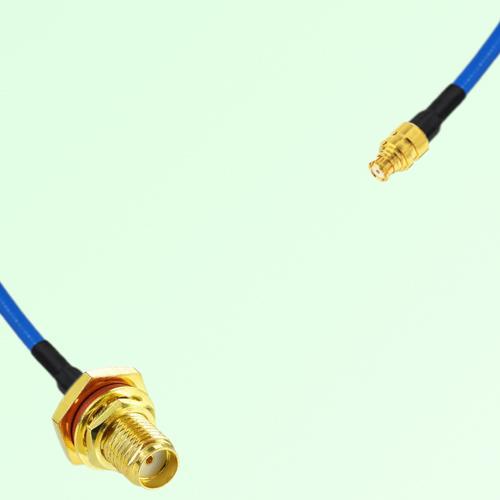 Semi-Flexible Jumper SMP Female to SMA Bulkhead Female with O-Ring