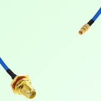 Semi-Flexible Jumper SMPM / SSMP Male to SMA Bulkhead Female with O-Ring Semi-Flexible Jumper SMPM / SSMP Male to SMA Bulkhead Female with O-Ring