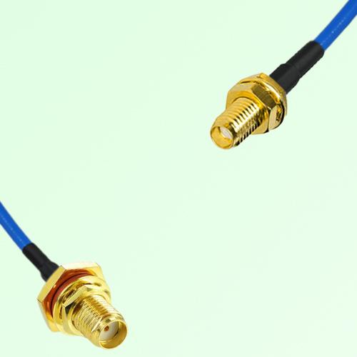 Semi-Flexible Jumper SSMA Bulkhead Female to SMA Bulkhead Female with O-Ring Semi-Flexible Jumper SSMA Bulkhead Female to SMA Bulkhead Female with O-Ring