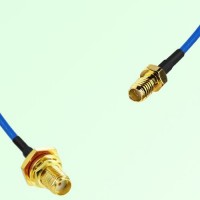 Semi-Flexible Jumper SSMA Female to SMA Bulkhead Female with O-Ring