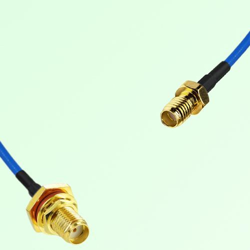 Semi-Flexible Jumper SSMA Female to SMA Bulkhead Female with O-Ring