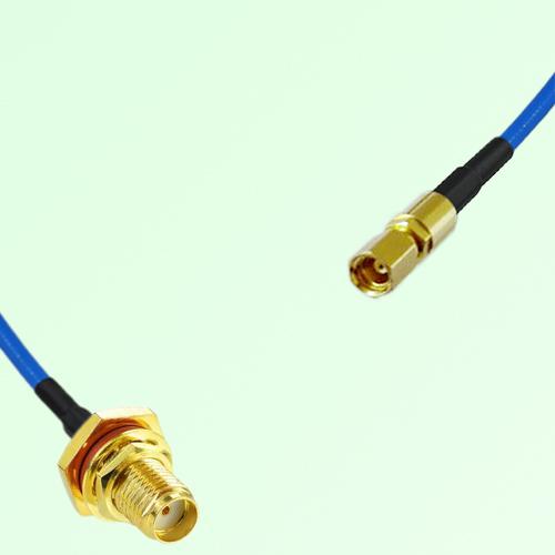 Semi-Flexible Jumper SSMC Female to SMA Bulkhead Female with O-Ring Semi-Flexible Jumper SSMC Female to SMA Bulkhead Female with O-Ring