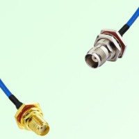 Semi-Flexible TNC Bulkhead Female with O-Ring to SMA Bulkhead Female with O-Ring Semi-Flexible TNC Bulkhead Female with O-Ring to SMA Bulkhead Female with O-Ring