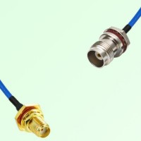 Semi-Flexible TNC Front Mount Bulkhead Female - SMA O-Ring Bulkhead Female Semi-Flexible TNC Front Mount Bulkhead Female - SMA O-Ring Bulkhead Female