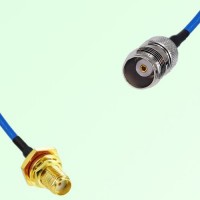 Semi-Flexible Jumper TNC Female to SMA Bulkhead Female with O-Ring Semi-Flexible Jumper TNC Female to SMA Bulkhead Female with O-Ring