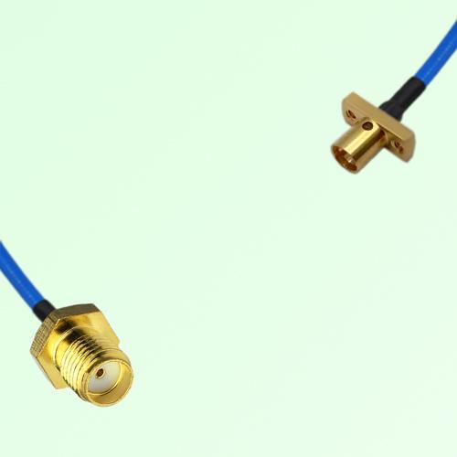 Semi-Flexible Jumper SMP Male 2 Hole Flange Mount to SMA Female Semi-Flexible Jumper SMP Male 2 Hole Flange Mount to SMA Female