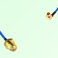 Semi-Flexible Jumper SMP Male Right Angle to SMA Female Semi-Flexible Jumper SMP Male Right Angle to SMA Female