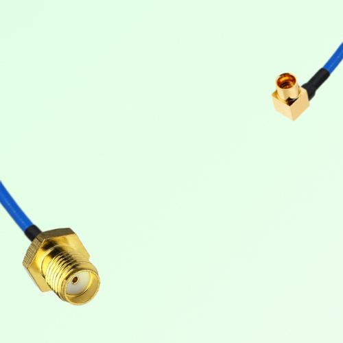 Semi-Flexible Jumper SMP Male Right Angle to SMA Female Semi-Flexible Jumper SMP Male Right Angle to SMA Female