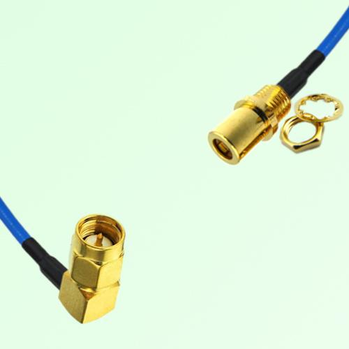 Semi-Flexible Jumper SMB Front Mount Bulkhead Female to SMA Male Right Angle Semi-Flexible Jumper SMB Front Mount Bulkhead Female to SMA Male Right Angle