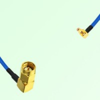 Semi-Flexible Jumper SSMC Male Right Angle to SMA Male Right Angle Semi-Flexible Jumper SSMC Male Right Angle to SMA Male Right Angle