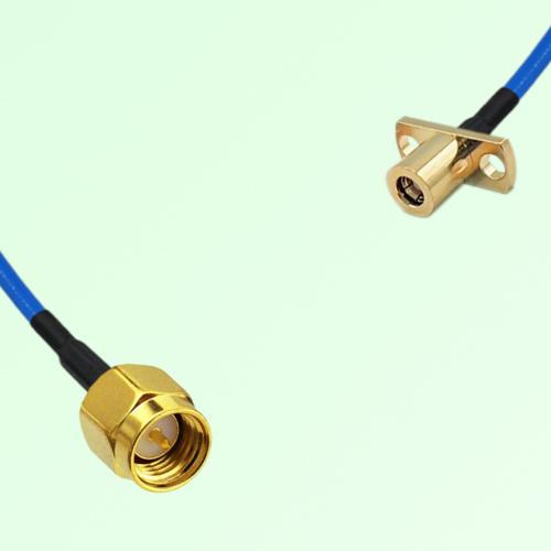 Semi-Flexible Jumper SMB Female 2 Hole Flange Mount to SMA Male Semi-Flexible Jumper SMB Female 2 Hole Flange Mount to SMA Male