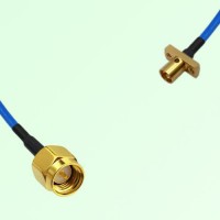 Semi-Flexible Jumper SMP Male 2 Hole Flange Mount to SMA Male Semi-Flexible Jumper SMP Male 2 Hole Flange Mount to SMA Male