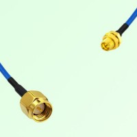 Semi-Flexible Jumper SMP Bulkhead Male to SMA Male Semi-Flexible Jumper SMP Bulkhead Male to SMA Male