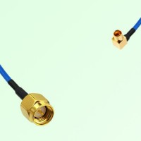 Semi-Flexible Jumper SMP Male Right Angle to SMA Male Semi-Flexible Jumper SMP Male Right Angle to SMA Male