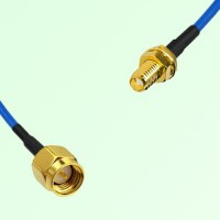 Semi-Flexible Jumper SSMA Bulkhead Female to SMA Male