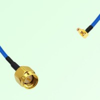 Semi-Flexible Jumper SSMC Male Right Angle to SMA Male Semi-Flexible Jumper SSMC Male Right Angle to SMA Male