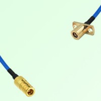 Semi-Flexible Jumper SMB Female 2 Hole Flange Mount to SMB Female Semi-Flexible Jumper SMB Female 2 Hole Flange Mount to SMB Female