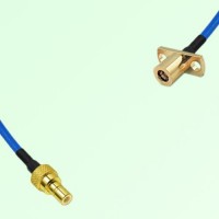 Semi-Flexible Jumper SMB Female 2 Hole Flange Mount to SMB Male Semi-Flexible Jumper SMB Female 2 Hole Flange Mount to SMB Male